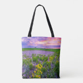 Blumen | North Dakota Red River Valley Tasche (Rückseite)