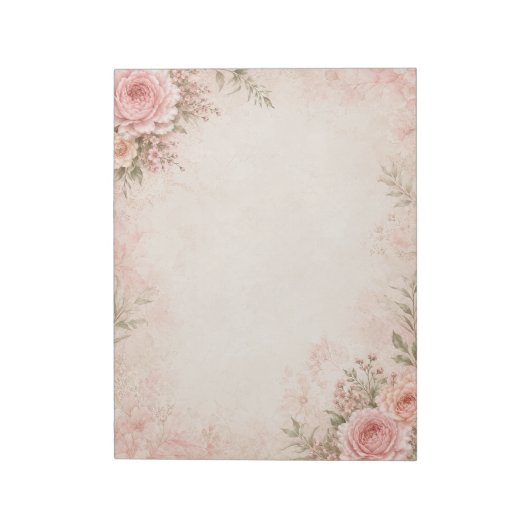 Blumen Notizblock (Rotiert)