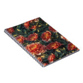 Blumen Notizbuch Notizblock (Rechte Seite)