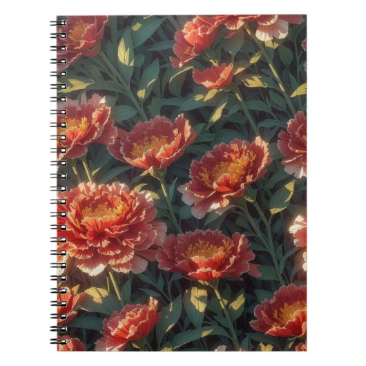 Blumen Notizbuch Notizblock (Vorderseite)