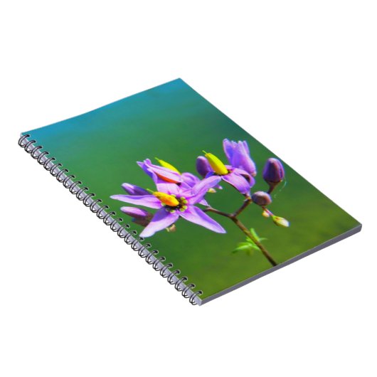 Blumen-Notizbuch Notizblock (Rechte Seite)