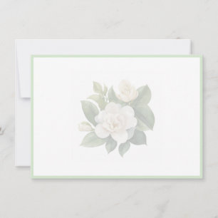 Blumen-Notizkarte Mitteilungskarte