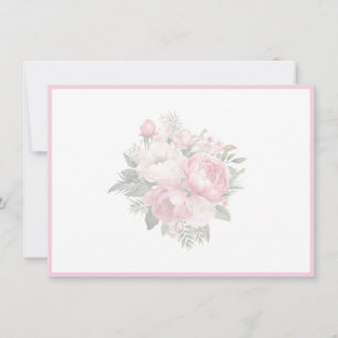 Blumen-Notizkarte Mitteilungskarte