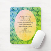 Blumen nur für heute inspirierend mousepad (Mit Mouse)