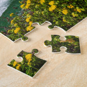 Blumen oberhalb des Sand-Dollar-Strandes Puzzle (Seite)