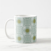 Blumen oder Augen - neutral grün Kaffeetasse (Links)