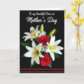 Blumen-Oma-Muttertagskarte Karte (Gelbe Blume)