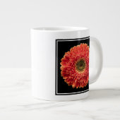 Blumen | Orange Gerbera Daisy Jumbo-Tasse (Vorderseite Rechts)