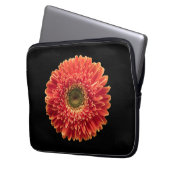 Blumen | Orange Gerbera Daisy Laptopschutzhülle (Vorderseite Links)