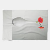 Blumen | Orange Gerbera in Vase Geschirrtuch (Horizontal)