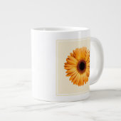 Blumen | Orange Gerbera Jumbo-Tasse (Vorderseite Rechts)