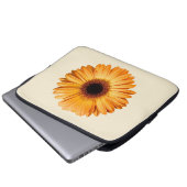 Blumen | Orange Gerbera Laptopschutzhülle (Vorne Knopf)