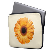 Blumen | Orange Gerbera Laptopschutzhülle (Vorderseite Links)