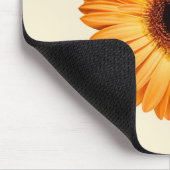 Blumen | Orange Gerbera Mousepad (Ecke)