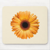 Blumen | Orange Gerbera Mousepad (Vorne)