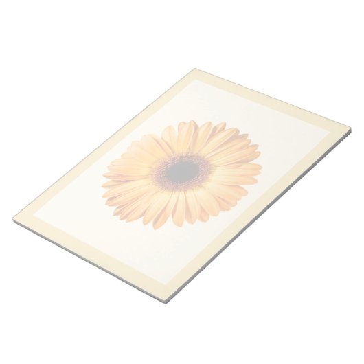 Blumen | Orange Gerbera Notizblock (angewinkelt)