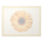 Blumen | Orange Gerbera Notizblock (Vorderseite)