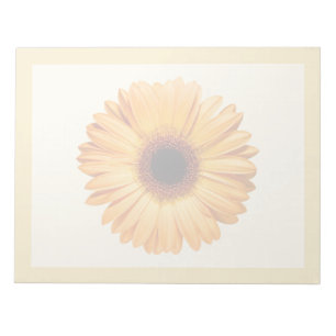 Blumen   Orange Gerbera Notizblock