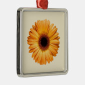 Blumen | Orange Gerbera Ornament Aus Metall (Rechts)
