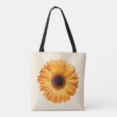 Blumen | Orange Gerbera Tasche (Rückseite)