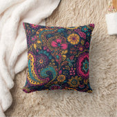 Blumen-Paisley-Muster Kissen (Decke)