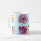 Blumen Palette  Kaffeetasse (Vorderseite Links)