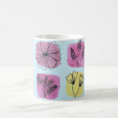 Blumen Palette  Kaffeetasse (Mittel)
