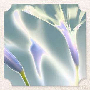 Blumen-Papier-Untersetzer mit Glanzeffekt Untersetzer