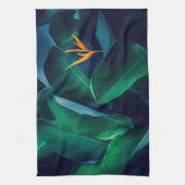 Blumen | Paradiesvogel Geschirrtuch (Vertikal)