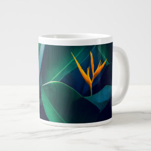 Blumen Paradiesvogel Jumbo-Tasse