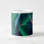 Blumen | Paradiesvogel Jumbo-Tasse (Vorderseite)