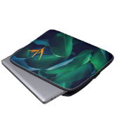 Blumen | Paradiesvogel Laptopschutzhülle (Vorne Knopf)