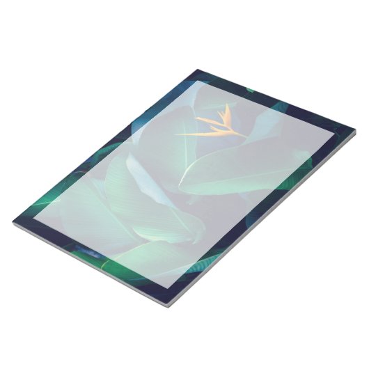 Blumen | Paradiesvogel Notizblock (angewinkelt)