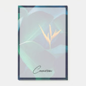 Blumen | Paradiesvogel Post-it Klebezettel (Vorderseite)
