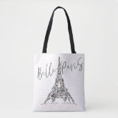 BLUMEN-Paris Eiffel Schönheits-Paris | Blumenturm Tasche (Vorderseite)