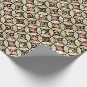 Blumen-Patchwork-Vintage-Nahtloses Muster Geschenkpapier (Ecke)