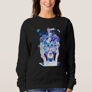 Blumen-Phoropter Optometrist Augen Anatomie Ophtha Sweatshirt