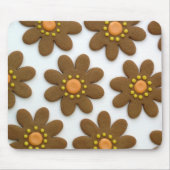 Blumen-Plätzchen Mousepad (Vorne)