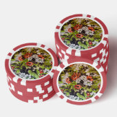 Blumen Pokerchips (Stapel)