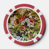 Blumen Pokerchips (Rückseite)