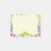 Blumen Post-it Klebezettel (Vorderseite)