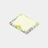 Blumen Post-it Klebezettel (angewinkelt)
