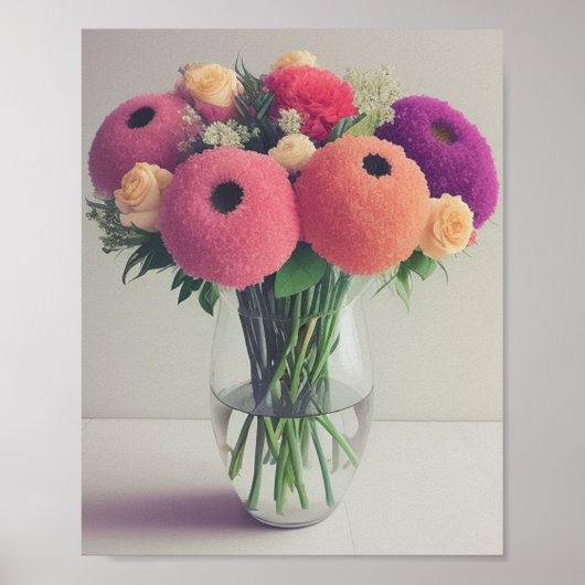Blumen Poster (Vorne)