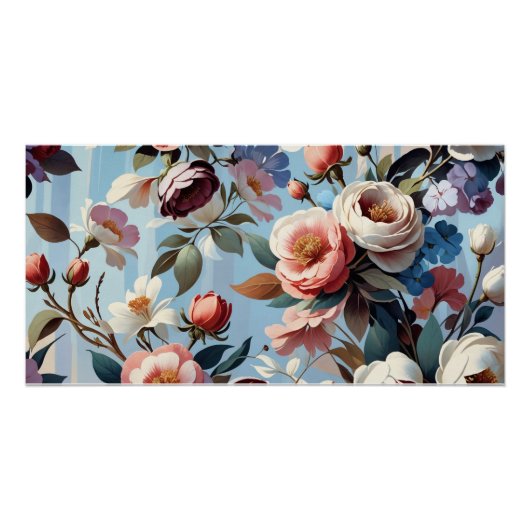 Blumen Poster (Vorderseite)