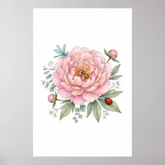 Blumen poster (Vorne)