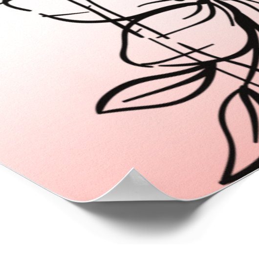 Blumen Poster (Ecke)