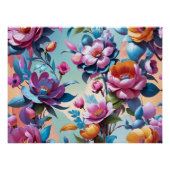 Blumen Poster (Vorderseite)