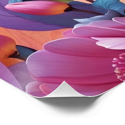 Blumen Poster (Ecke)