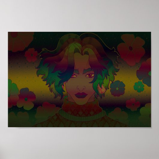 Blumen Poster (Vorne)