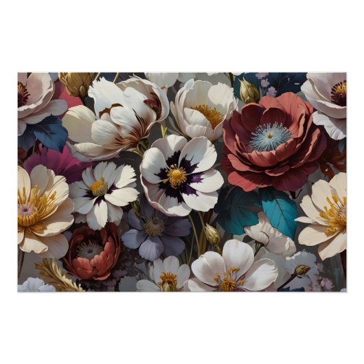 Blumen Poster (Vorderseite)